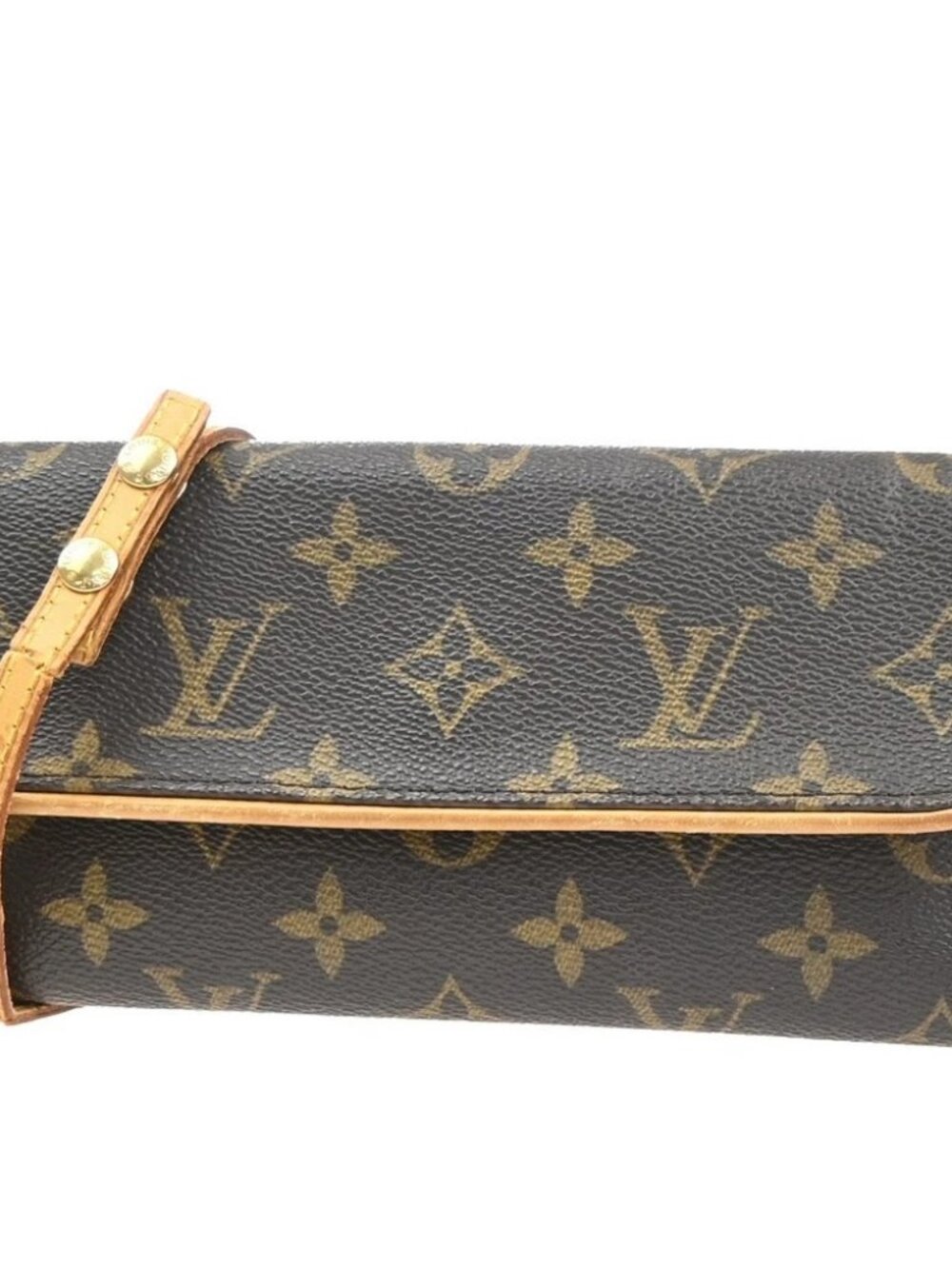 LOUIS VUITTON Pochette Twin PM 2Way Shoulder Clutch Bag Monogram M51854 80MA553